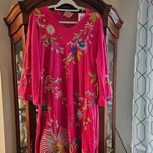 NWT Johnny Was Julie Kimono Sleeve Tee Dress